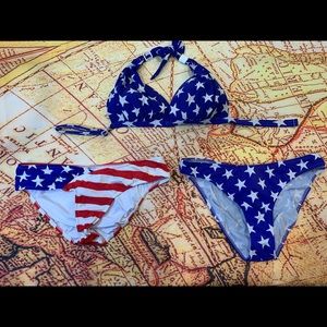 Venus USA bikini with two bottoms